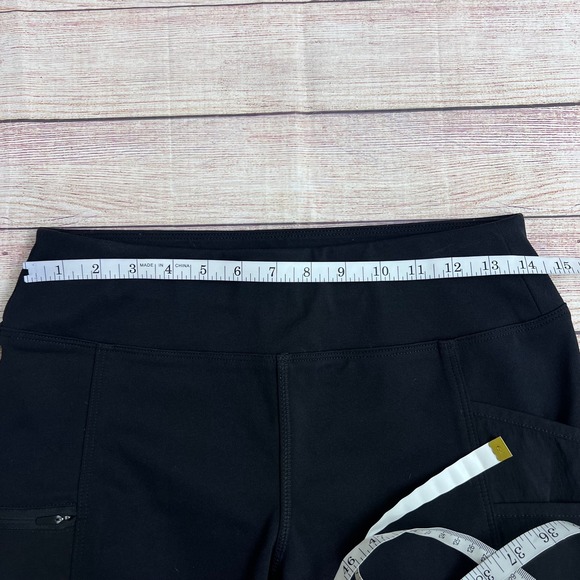 Carhartt Force Utility Leggings Women Size Small Fitted Black Cargo Pockets - Picture 6 of 12